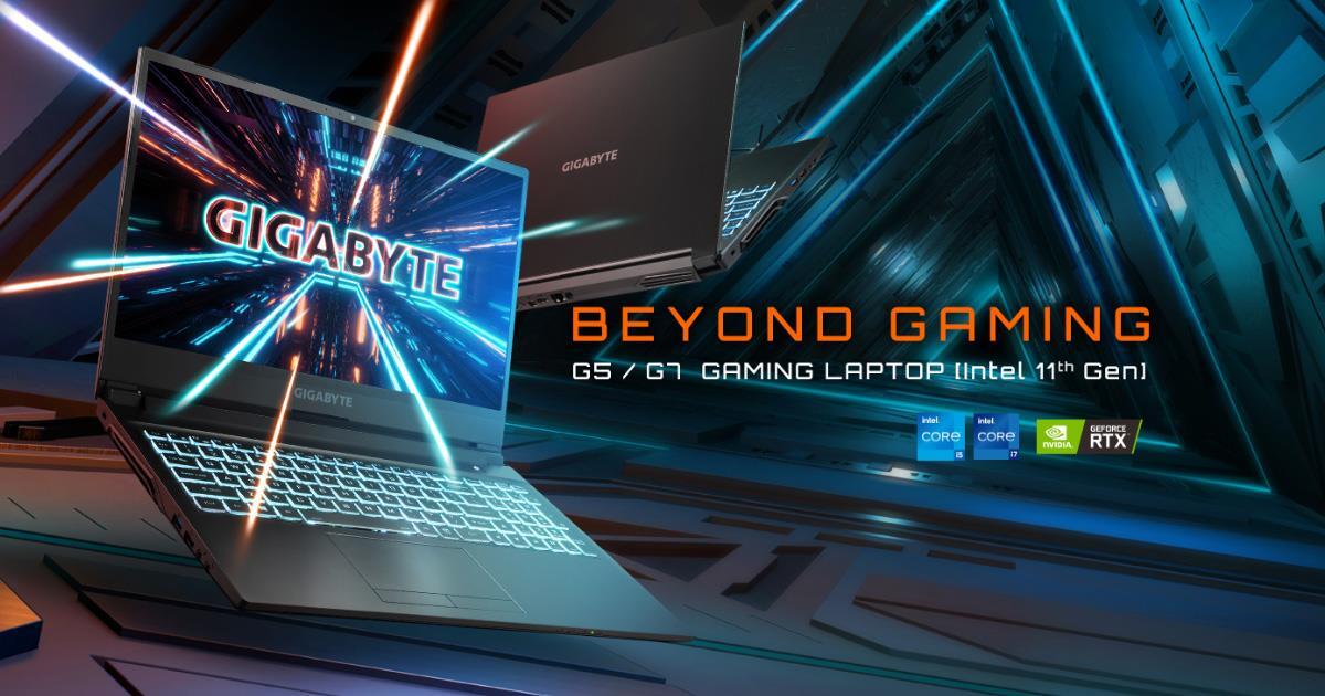 GIGABYTE Lance de Nouveaux Ordinateurs Portables Gamer G5/G7 avec GeForce RTX 3050