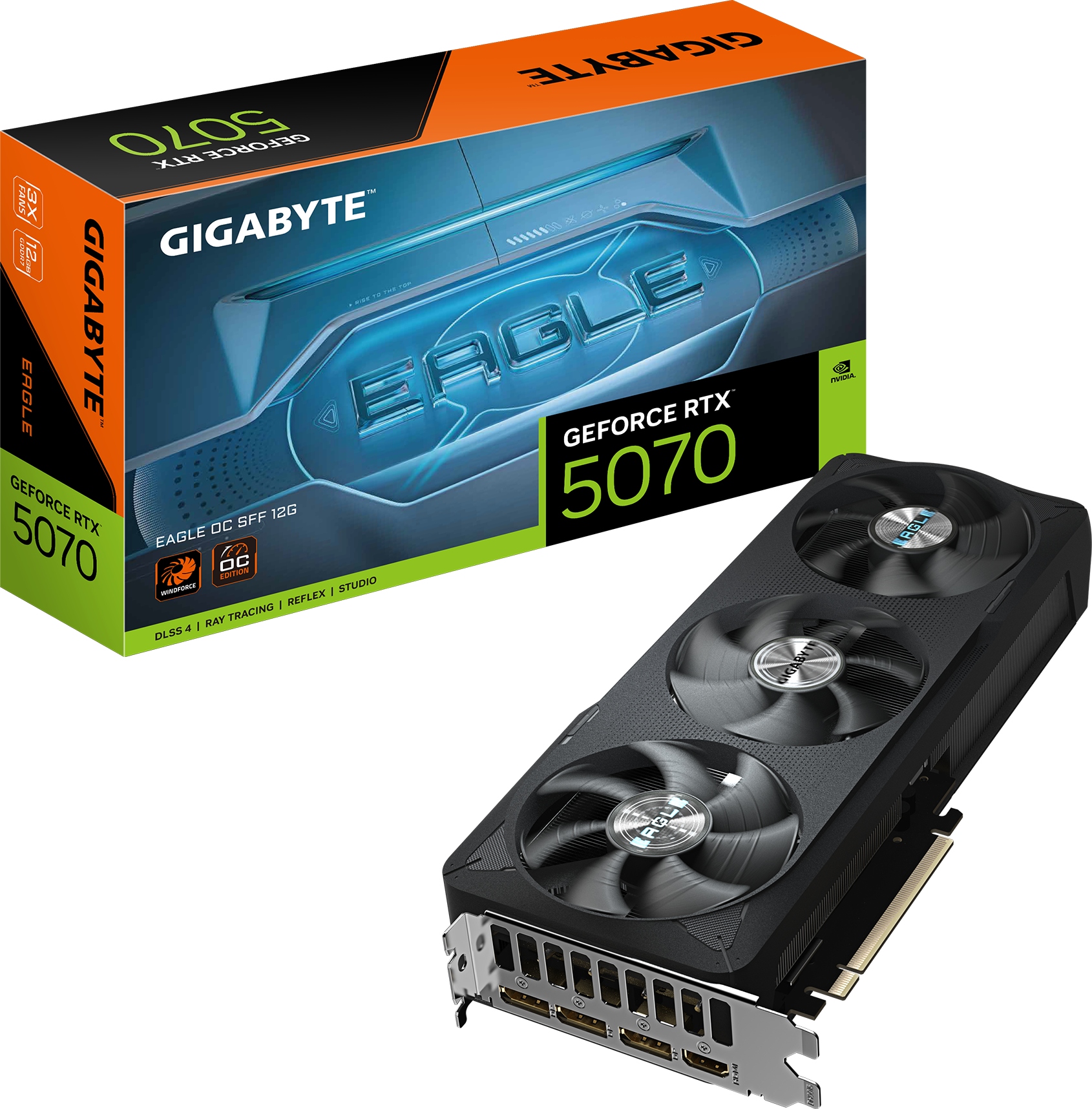 GeForce RTX™ 5070 EAGLE OC SFF 12G - GIGABYTE Global