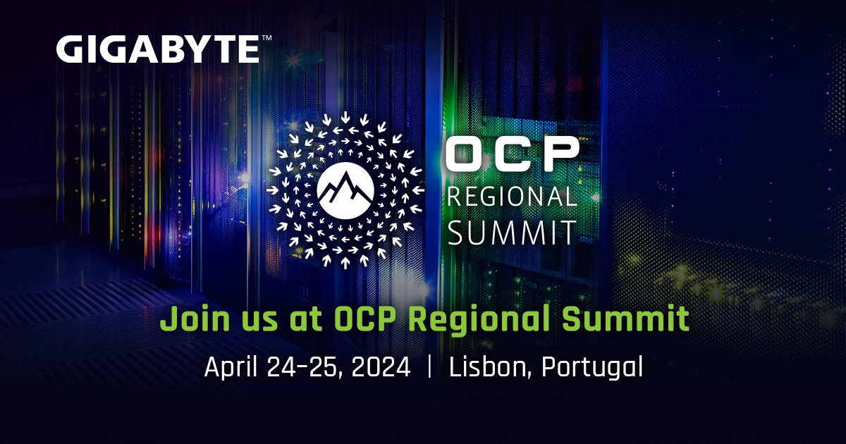 GIGABYTE、EMEA地域向け「OCP Regional Summit」で
Open Rack V3規格準拠の高度な冷却ソリューションを発表