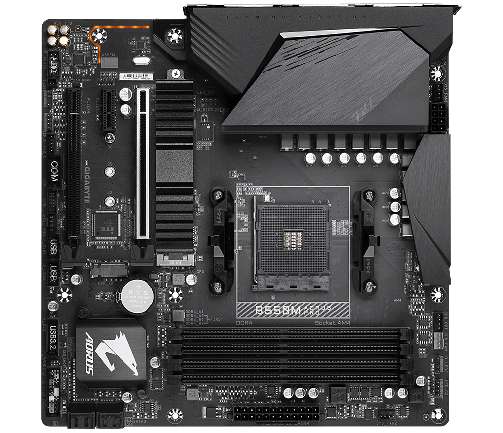 B550M AORUS PRO (rev. 1.0) Key Features | Motherboard