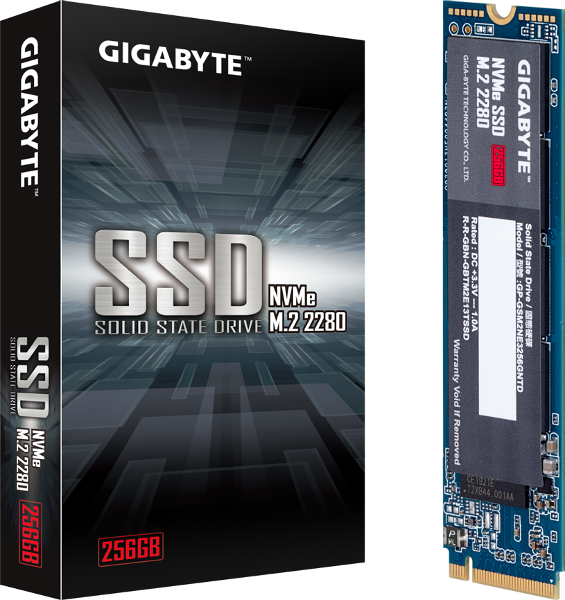 W es te m D i gita NVMe SSD 256GBX10 GIGABYTE NVMe SSD 256GB - GIGABYTE U.S.A.