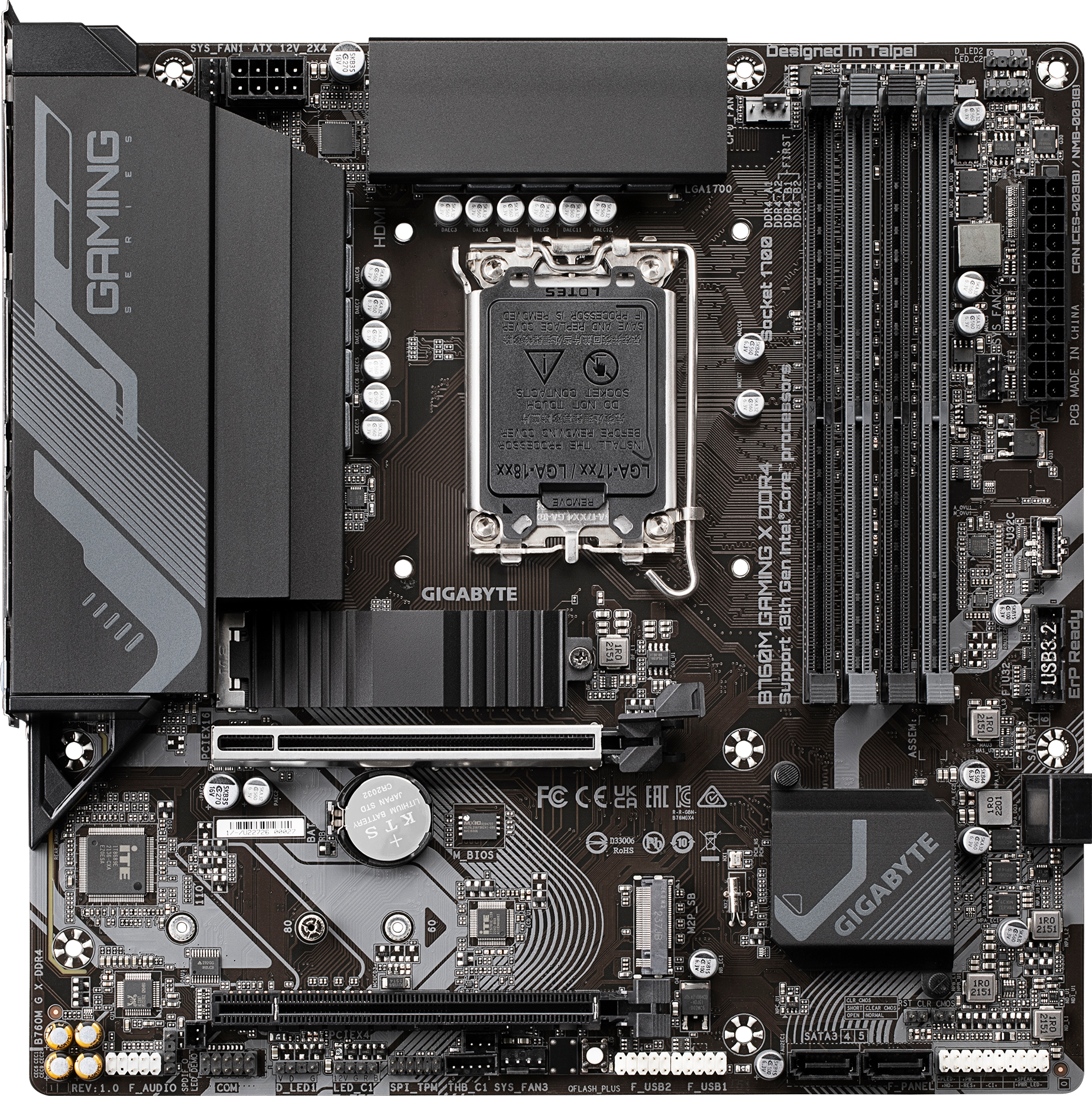 B760M GAMING X DDR4 (Rev. 1.0) Motherboard - GIGABYTE Global