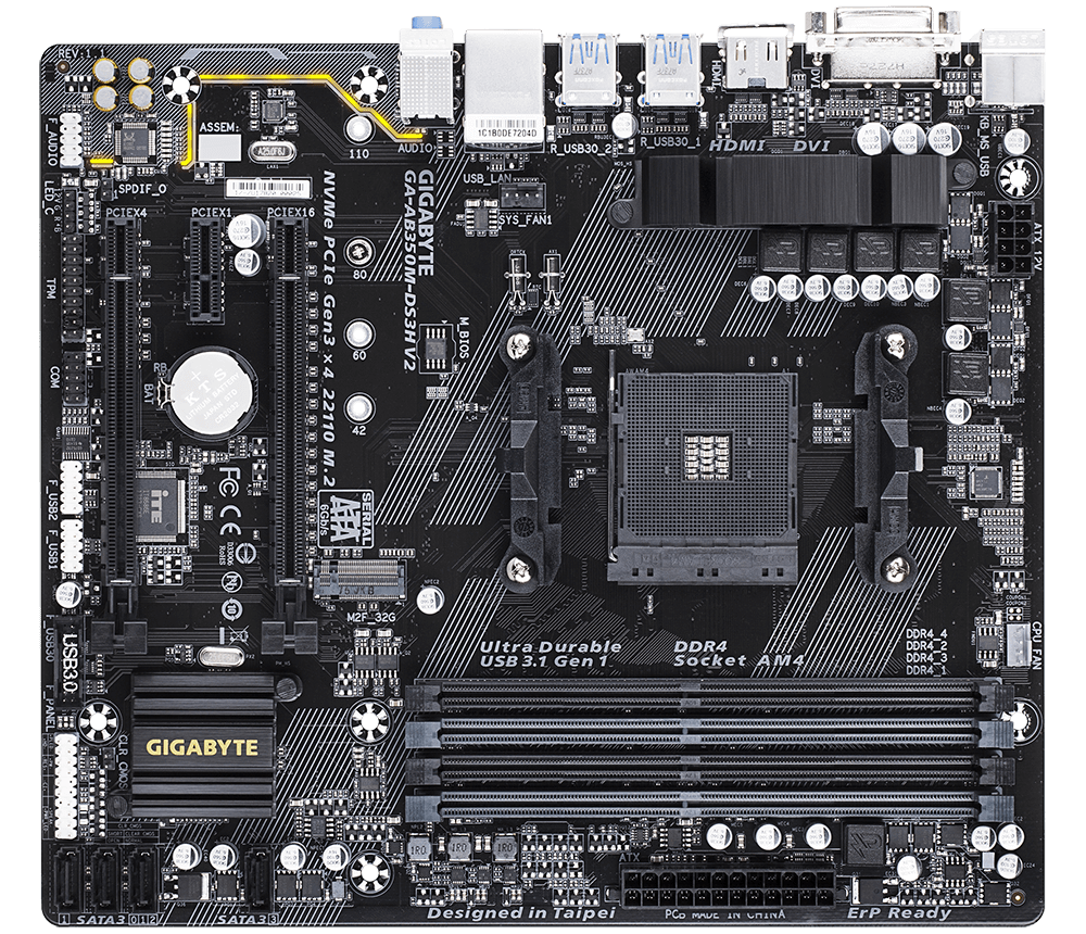 AMD AB350M DS3H V2 Motherboard｜AORUS - GIGABYTE Schweiz