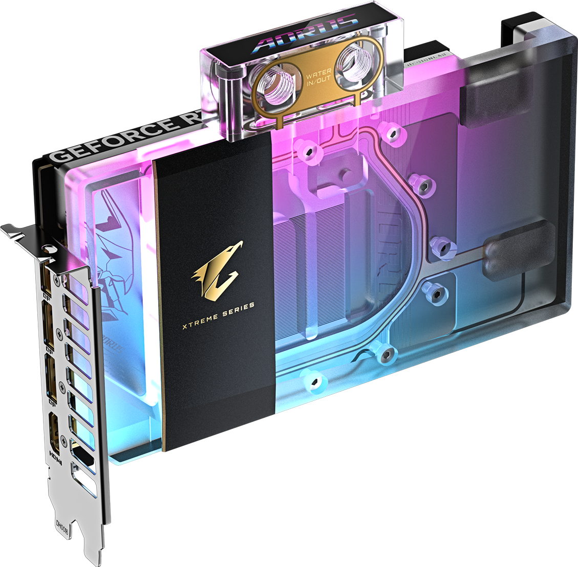 AORUS GeForce RTX™ 5080 XTREME WATERFORCE WB 16G