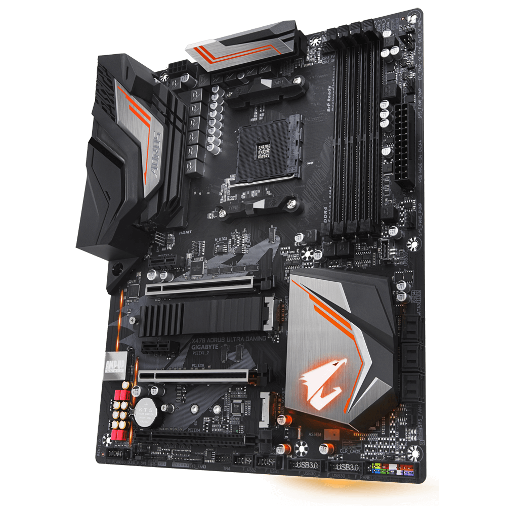 マザーボード GIGABYTE X470 AORUS ULTRA Ryzen 7 2700 X470 AORUS ULTRA GAMING (rev. 1.0) Key Features