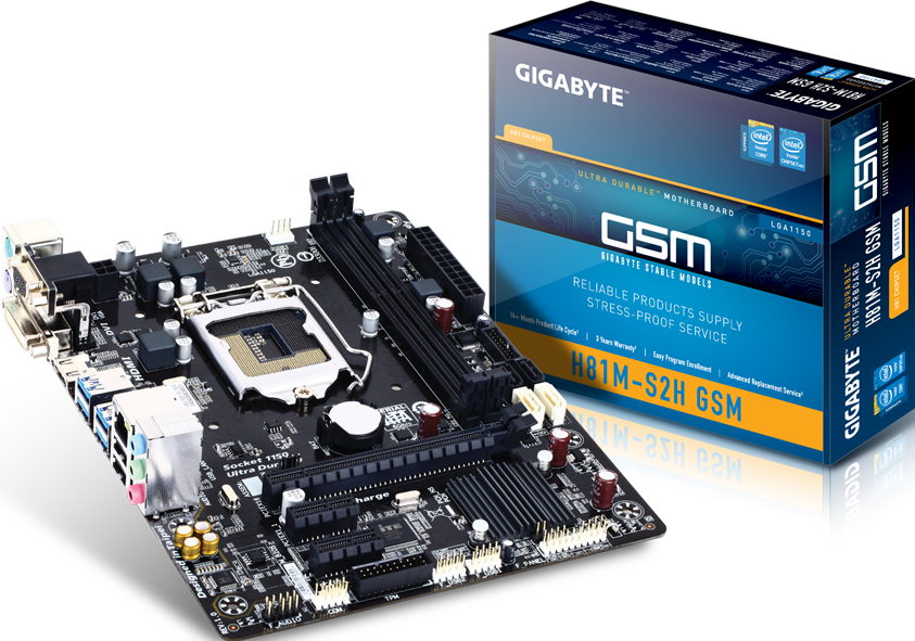 Motherboard - GA-H81M-S2H GSM