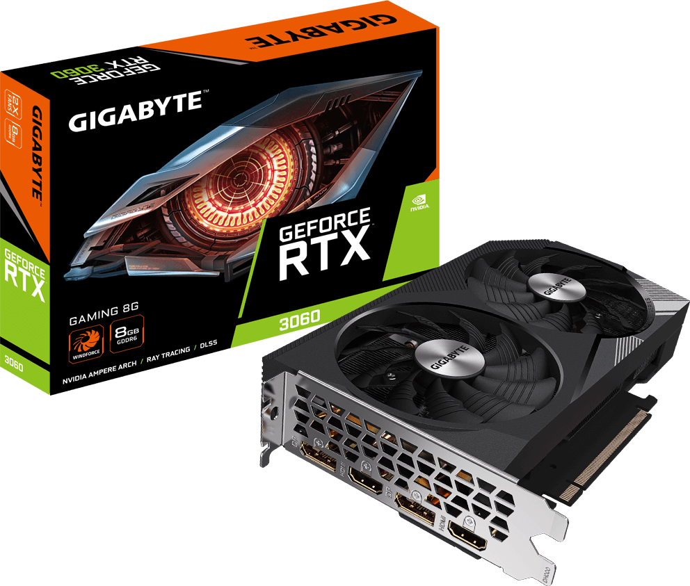 GeForce RTX™ 3060 GAMING 8G (Rev. 1.0) - GIGABYTE Global