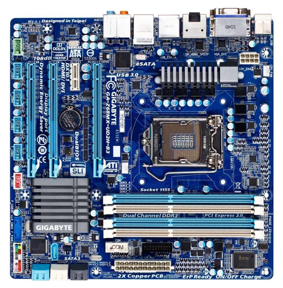 Z68MX-UD2H-B3＋CPU＋メモリ＋グラボ　４点セット GA-Z68MX-UD2H-B3｜AORUS - GIGABYTE Kazakhstan