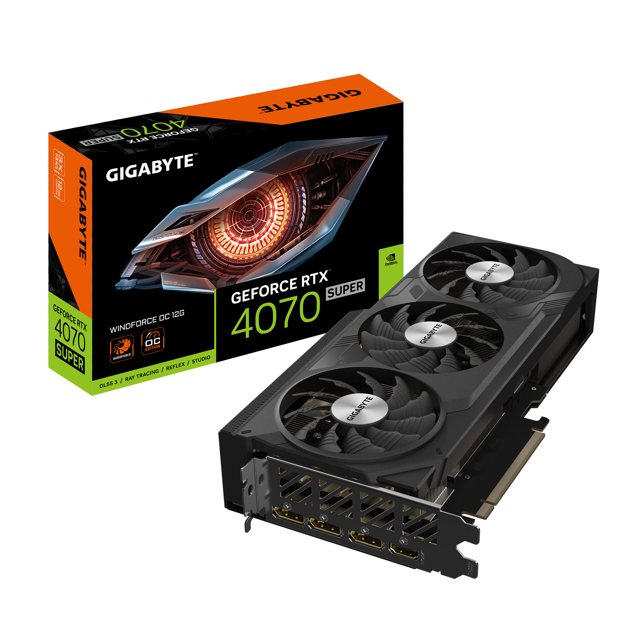 GeForce RTX™ 4070 SUPER WINDFORCE OC 12G｜AORUS - GIGABYTE USA 