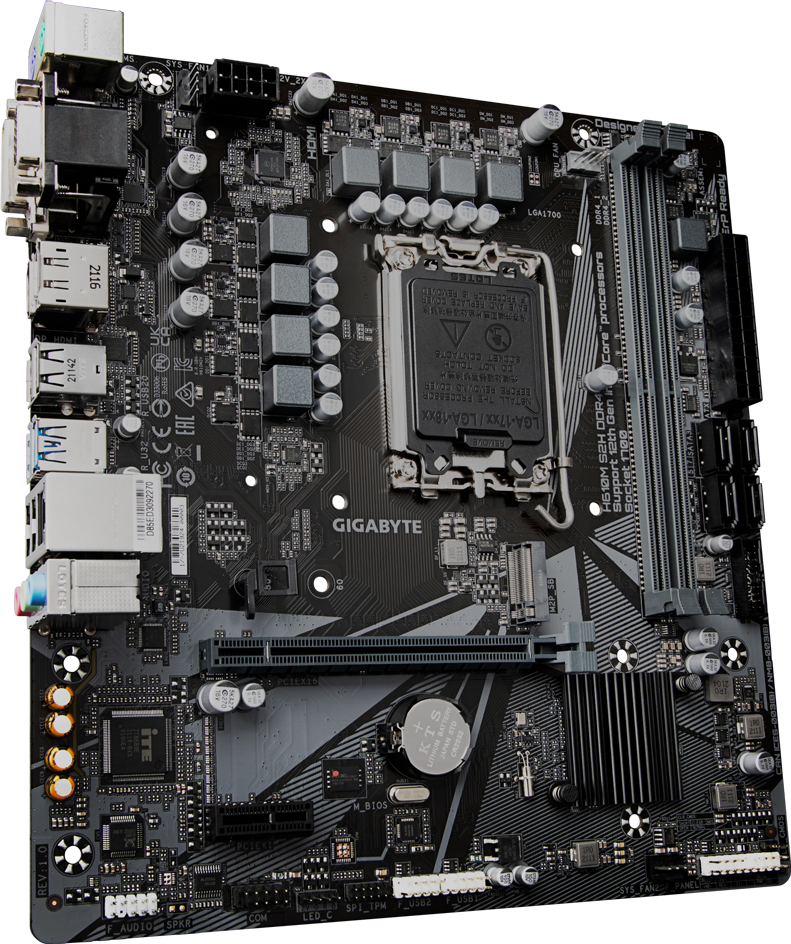 マザーボード Core i3 12100F GIGABYTE H610M S2 DDR4 8G H610M S2H DDR4 (Rev. 1.2) Motherboard - GIGABYTE U.S.A.