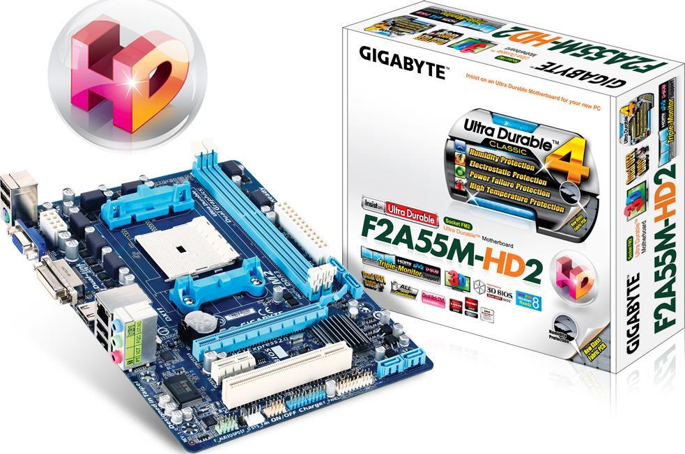 Moederbord - GA-F2A55M-HD2