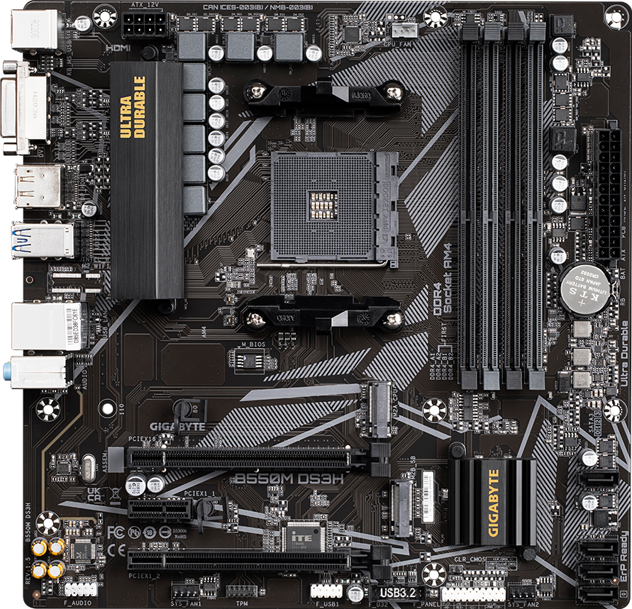 B550M DS3H (Rev. 1.5) - GIGABYTE Global