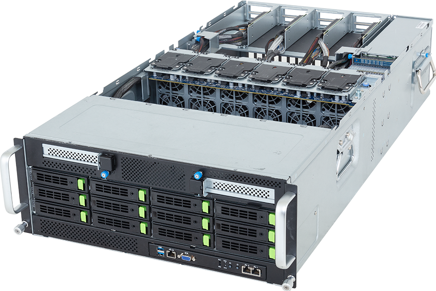 G494-SB3-AAP1 - HPC/AI Server - Intel® Xeon® 6700/6500-Series Processors - 4U DP 8 x PCIe Gen5 GPUs (2 x Root Ports)