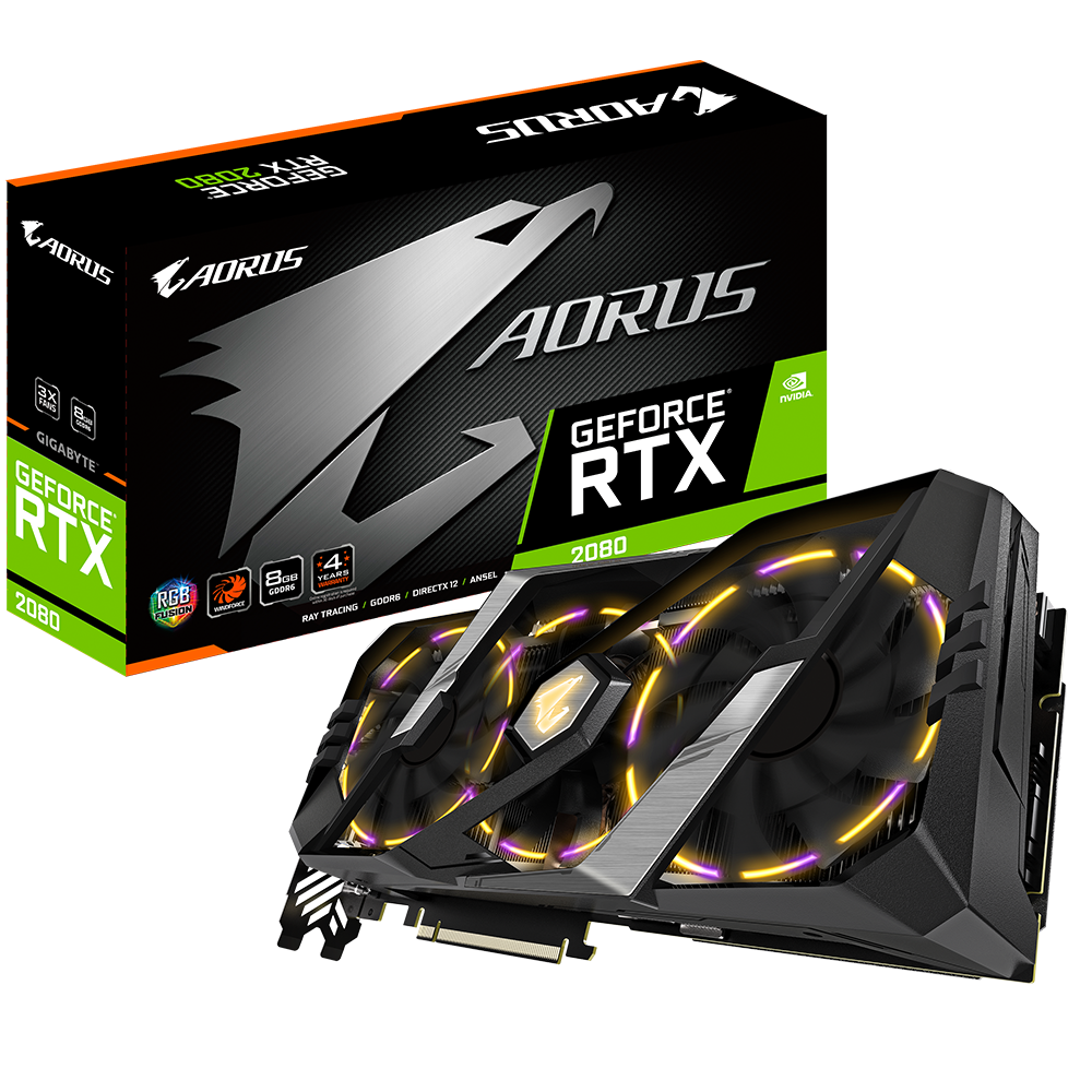 AORUS GeForce RTX™ 2080 8G Key | Card GIGABYTE Global