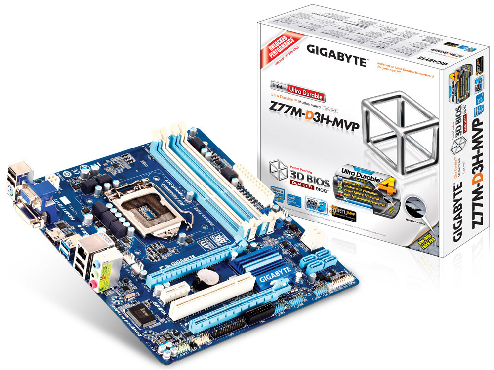 (Rev. GA-Z77M-D3H-MVP メモリ付き　GIGABYTE　GA-Z77M-D3H-MVP CPU 1.0) U.S.A. GIGABYTE - Motherboard マザーボード
