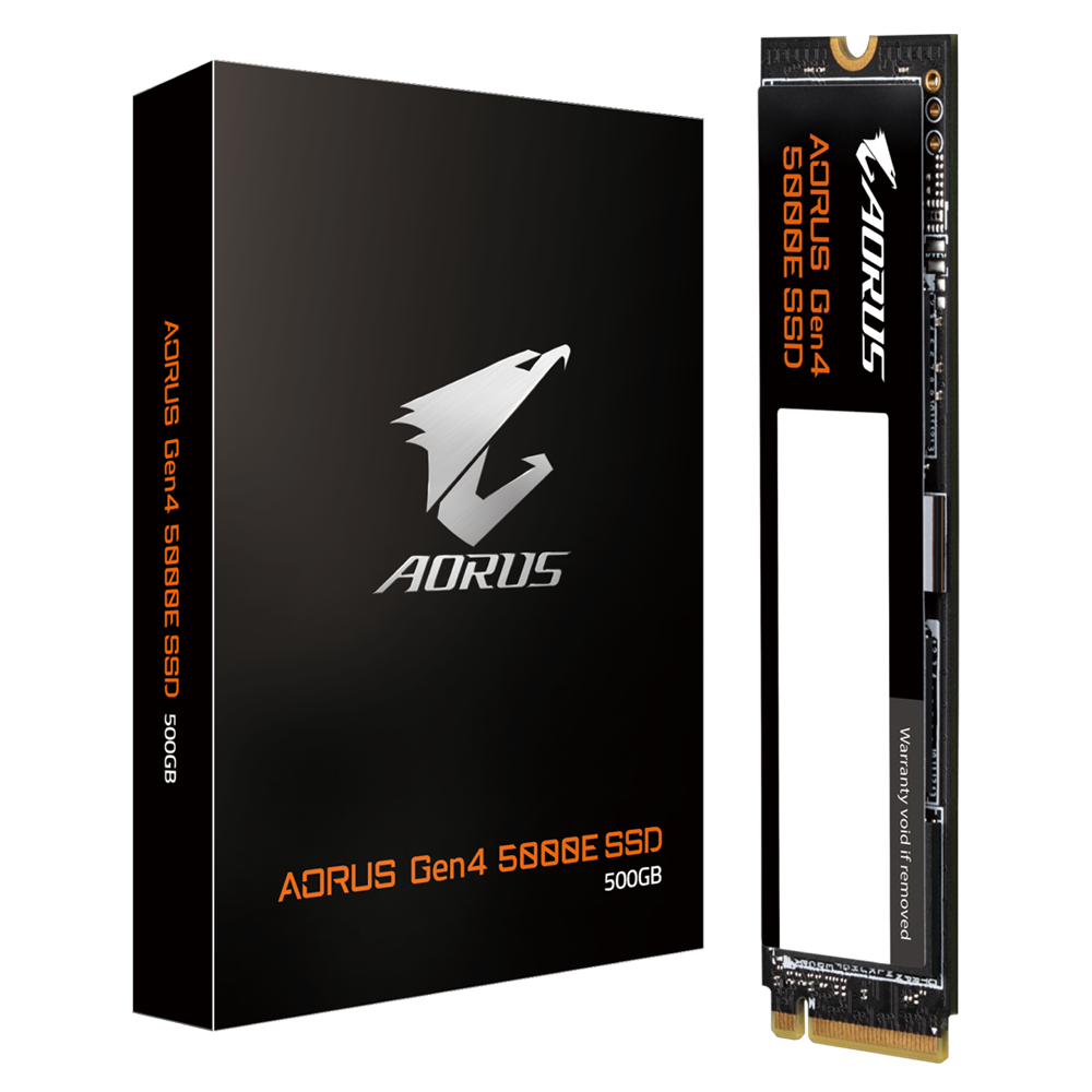 GIGABYTE AORUS Gen4 SSD 500GB M.2 2280PCパーツ