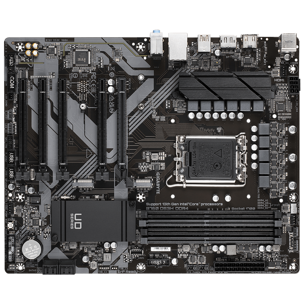 B760 DS3H DDR4 (rev. 1.0) 主な特徴 | マザーボード - GIGABYTE