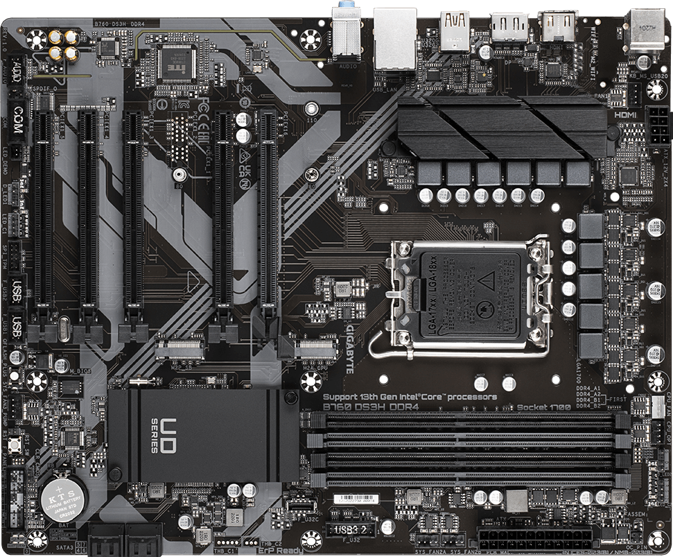 B760 DS3H DDR4 (Rev. 1.0) - GIGABYTE Japan