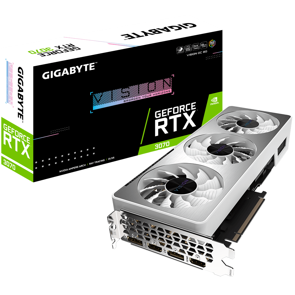 GeForce RTX™ 3070 VISION OC 8G｜AORUS - ギガバイト 日本
