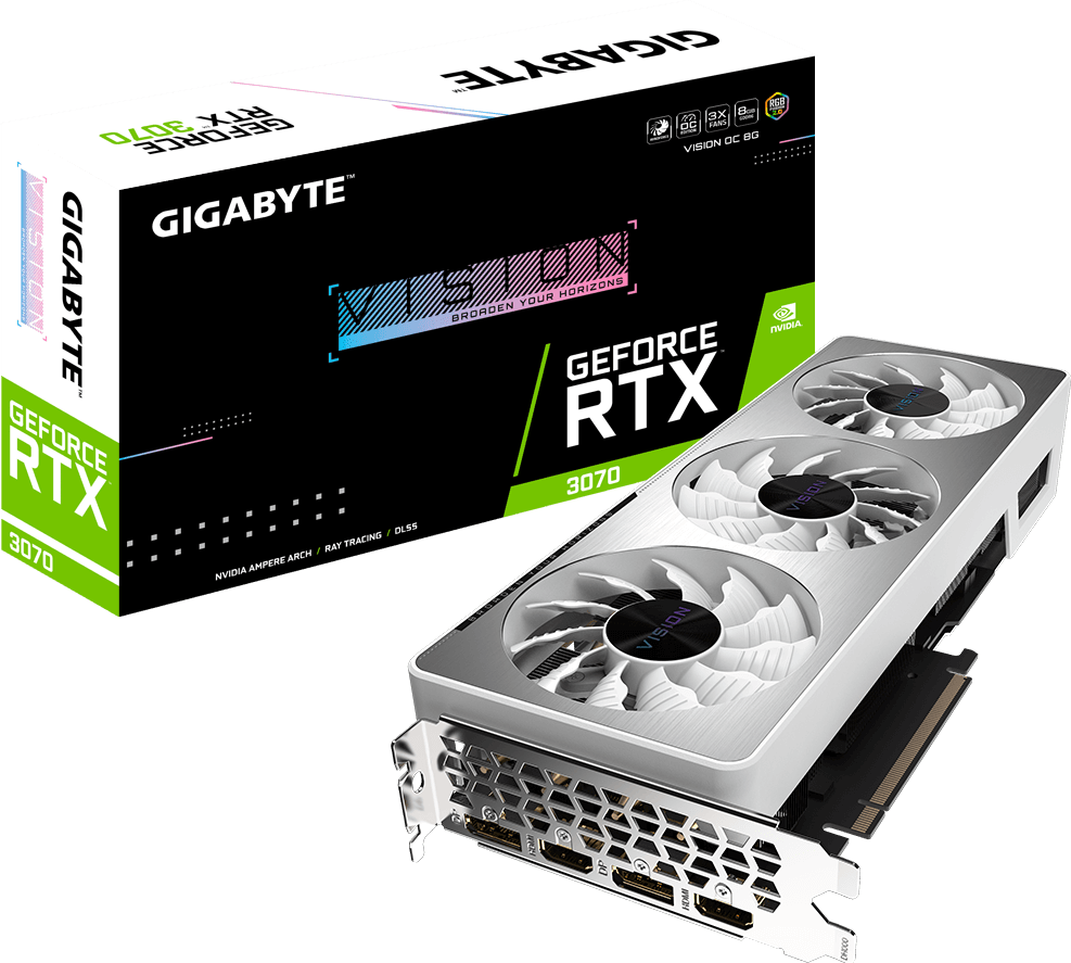 GeForce RTX™ 3070 VISION OC 8G (Rev. 1.0) - GIGABYTE U.S.A.