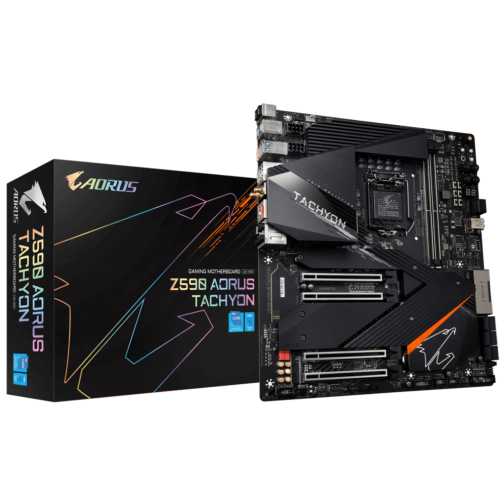 その他 i9-11900K + Z590 AORUS TACYON + RAM8GBx2 Z590 AORUS TACHYON (rev. 1.0) Key Features | Motherboard