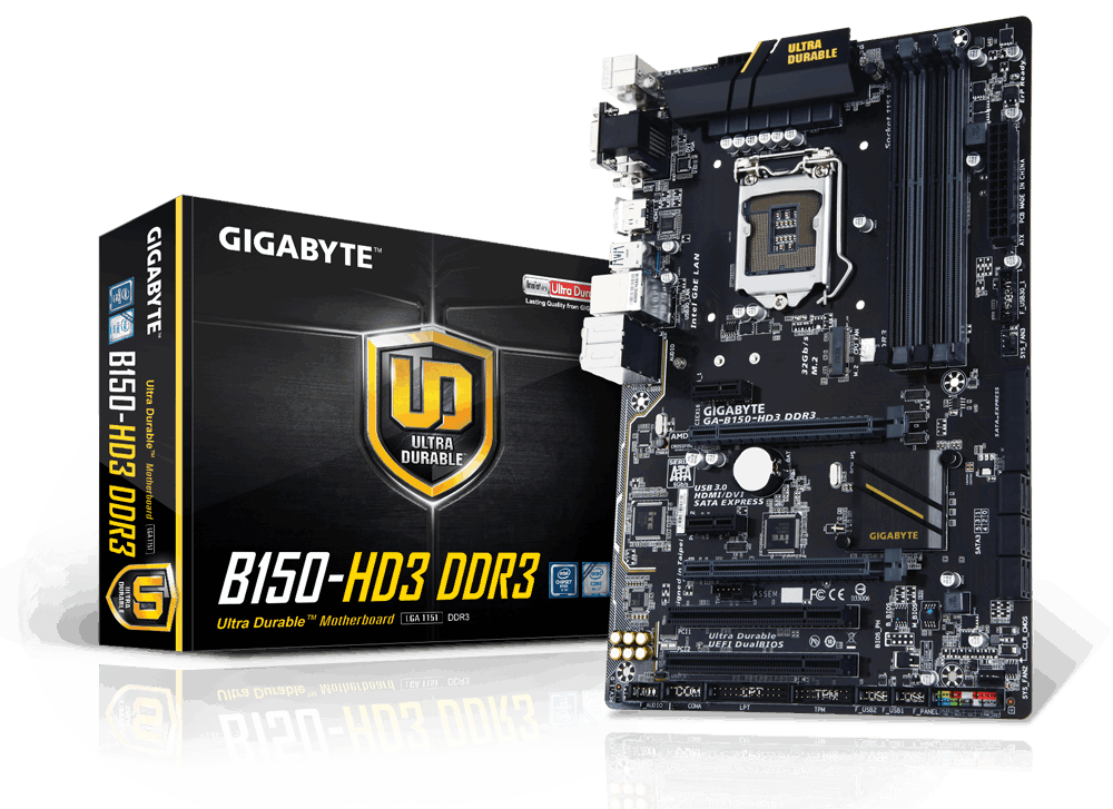 GA-B150-HD3 DDR3 (rev. 1.0) 產品介紹| 主機板- GIGABYTE 技嘉科技