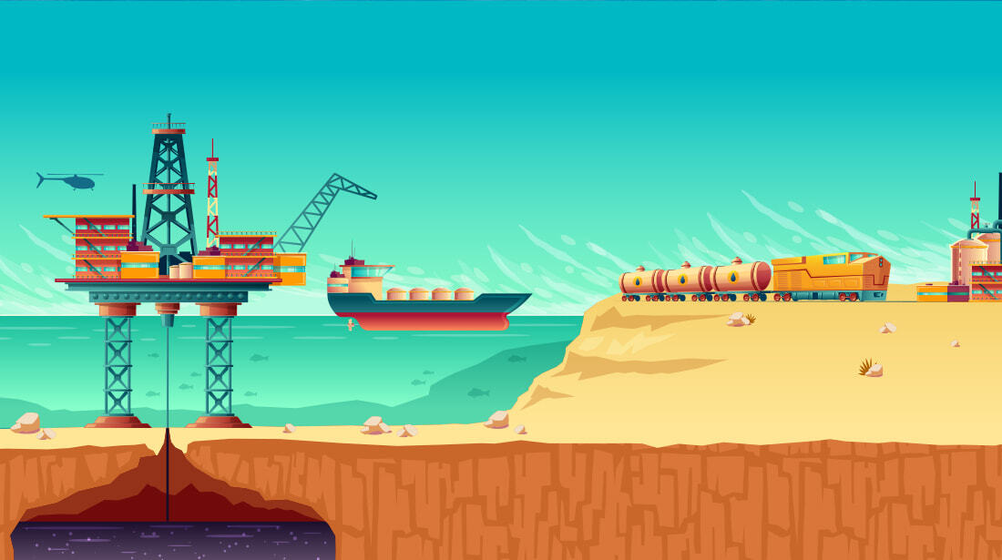 Marine oilfield exploration requires special
technology and a huge investment cost. After the collection of marine
geological data, high performance computing is used to convert it into a high
resolution 3D stratigraphic model, which is then used to confirm the location
of oil and gas extraction sites and accurately plan the new drilling project.