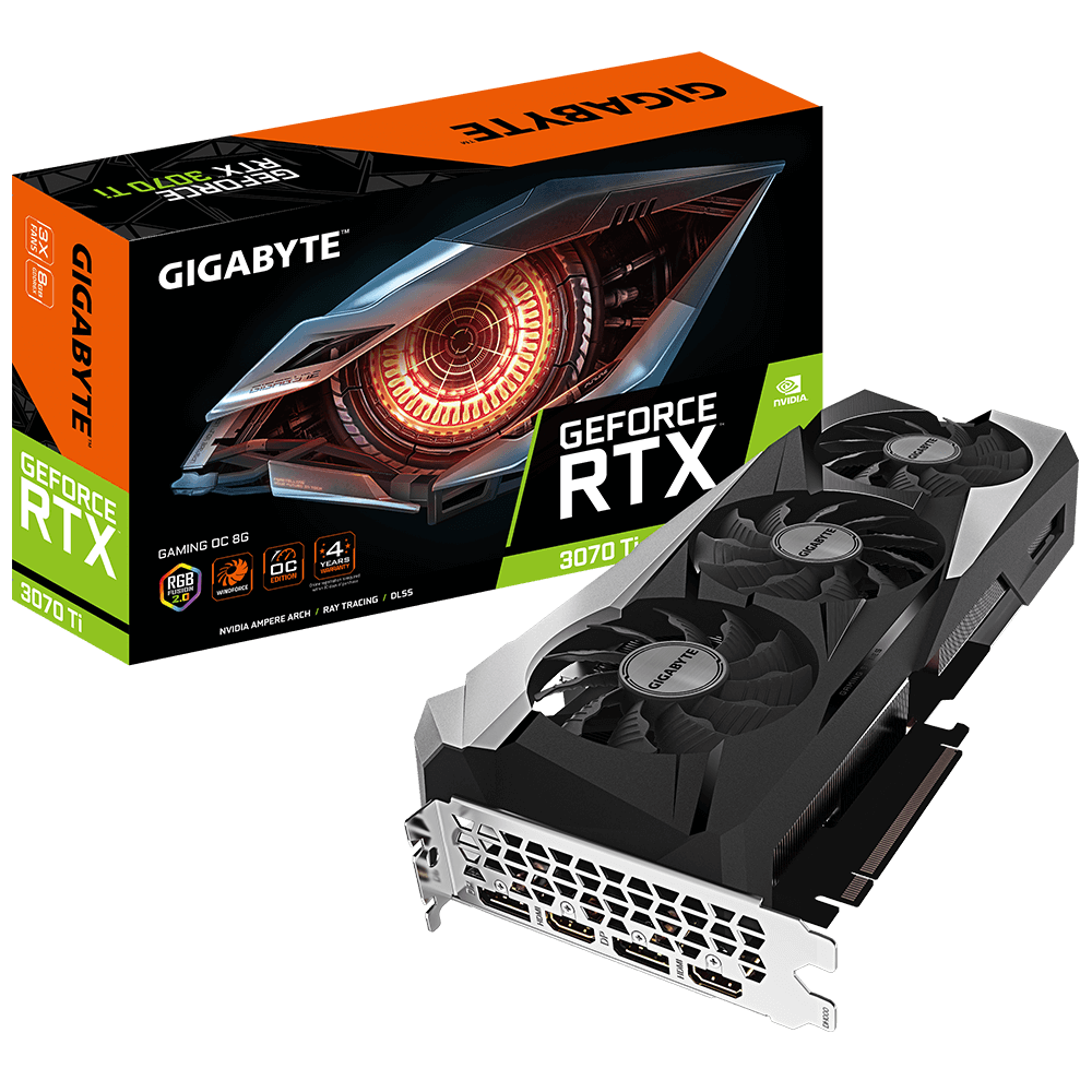 完動品 Geforce RTX 3070 ti GIGABYTE - PCパーツ