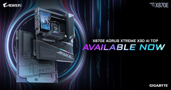 Built to Unleash AMD Ryzen X3D Processors: GIGABYTE AI-Powered X870E AORUS XTREME X3D AI TOP Motherboard Now Available