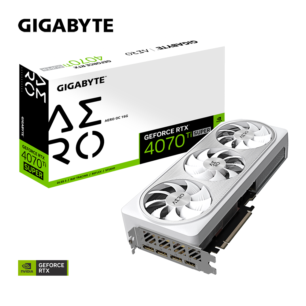 GeForce RTX™ 4070 Ti SUPER AERO OC 16G｜AORUS - GIGABYTE USA