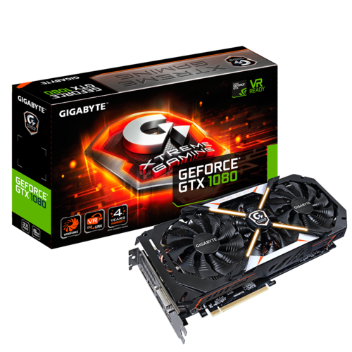 グラフィックボード・グラボ・ビデオカード Gigabyte GTX 1080 Xtreme GeForce® GTX 1080 Xtreme Gaming 8G (rev. 2.0) Key Features