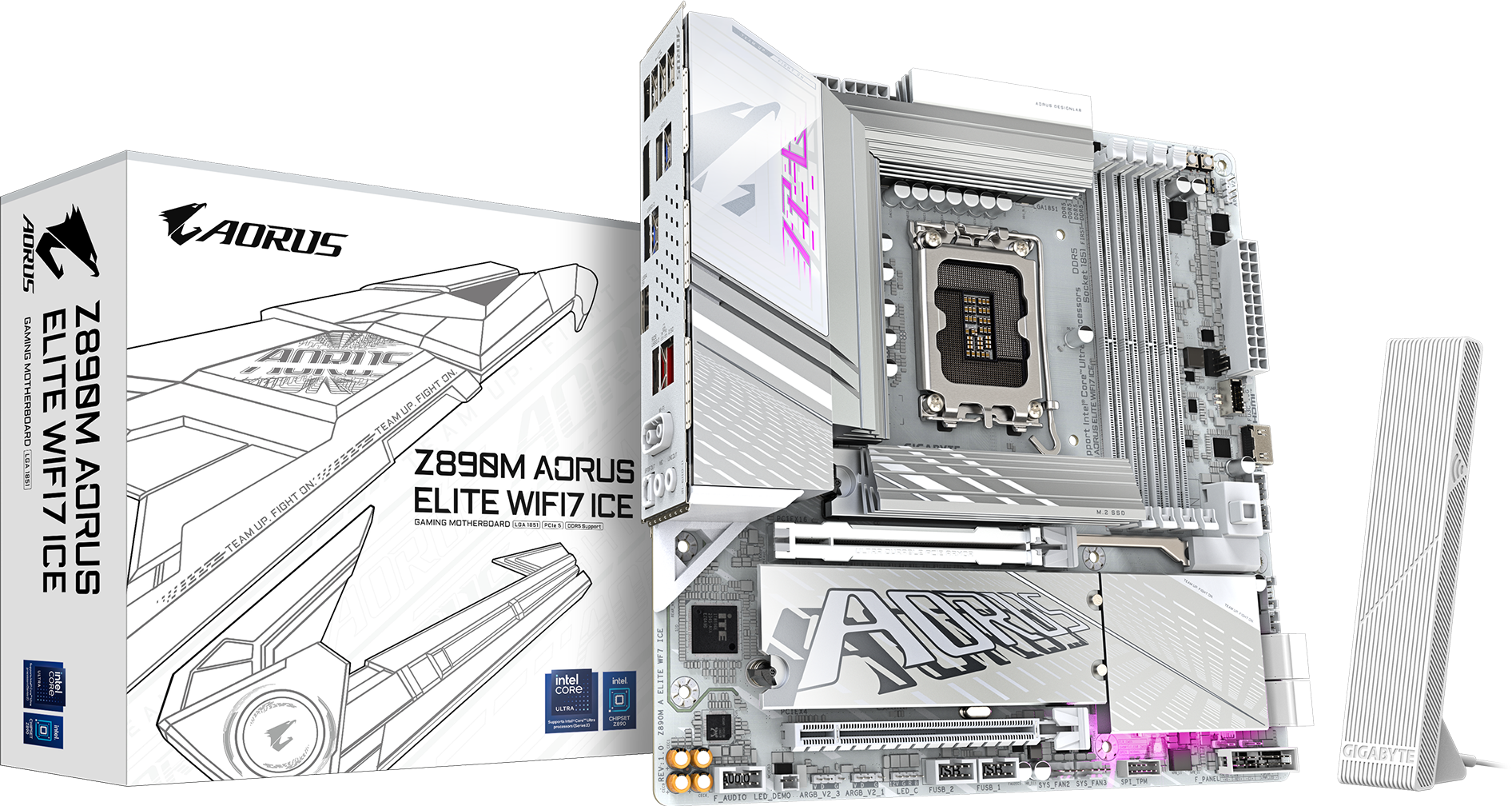 GIGABYTE Z890M AORUS ELITE WF7 ICE （未使用） 42082