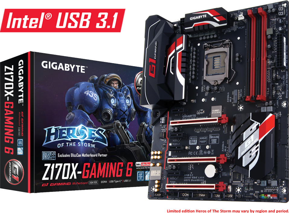 Motherboard - GA-Z170X-Gaming 6