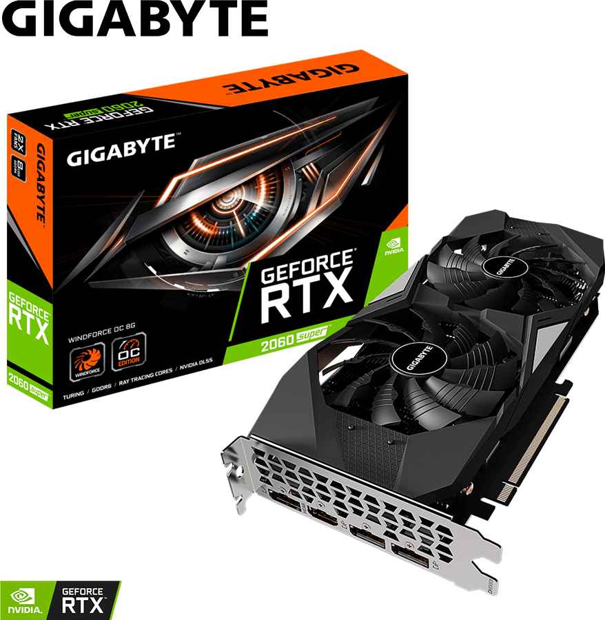 コ*リ様 GeForce® RTX 2060 SUPER™ WINDFORCE GeForce® RTX 2060 SUPER™ WINDFORCE OC 8G (Rev. 2.0) - GIGABYTE Global