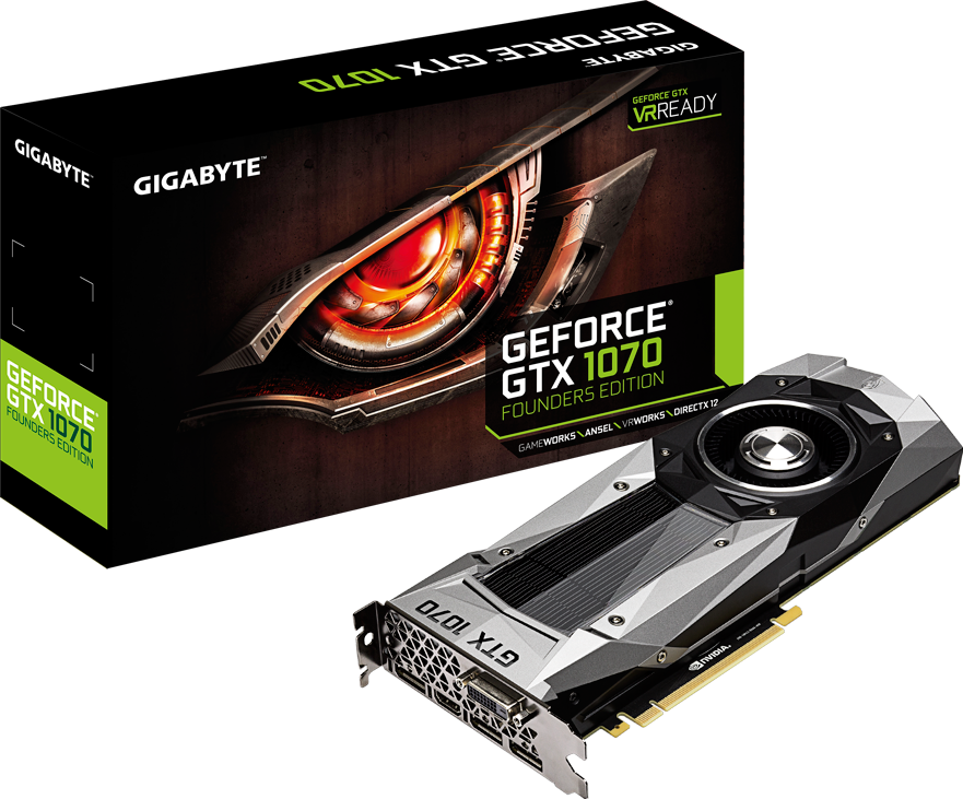 كروت الجرافيك - GeForce® GTX 1070 Founders Edition 8G