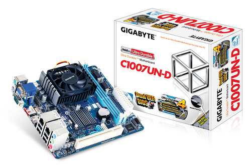 GIGABYTE lanza su nueva placa madre Mini-ITX C1007UN-D - OZEROS