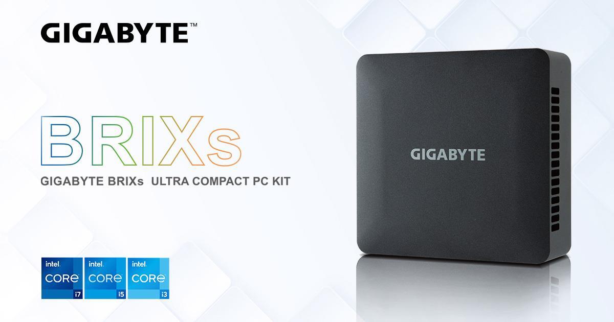 GIGABYTE Releases 2023 All New Design for Mainstream BRIX™s with 13th Gen Intel® Core™ U-Series Mobile Processor Inside