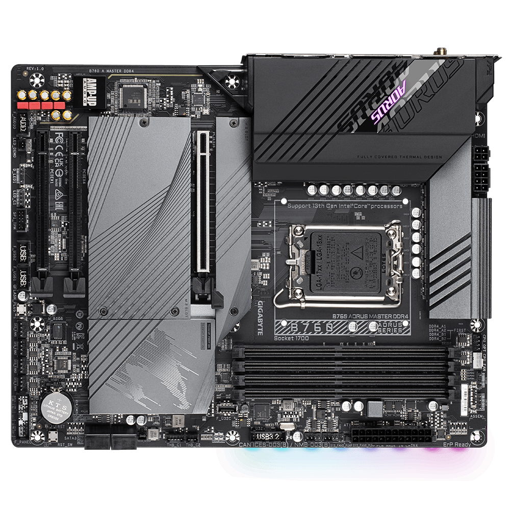 B550 AORUS MASTER (rev. 1.0) Caractéristiques