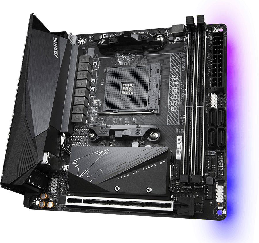 B550I AORUS PRO AX (Rev. 1.2) マザーボード - GIGABYTE Japan