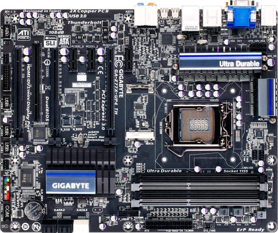 GA-Z77X-UP4 TH (Rev. 1.0) マザーボード - GIGABYTE Japan