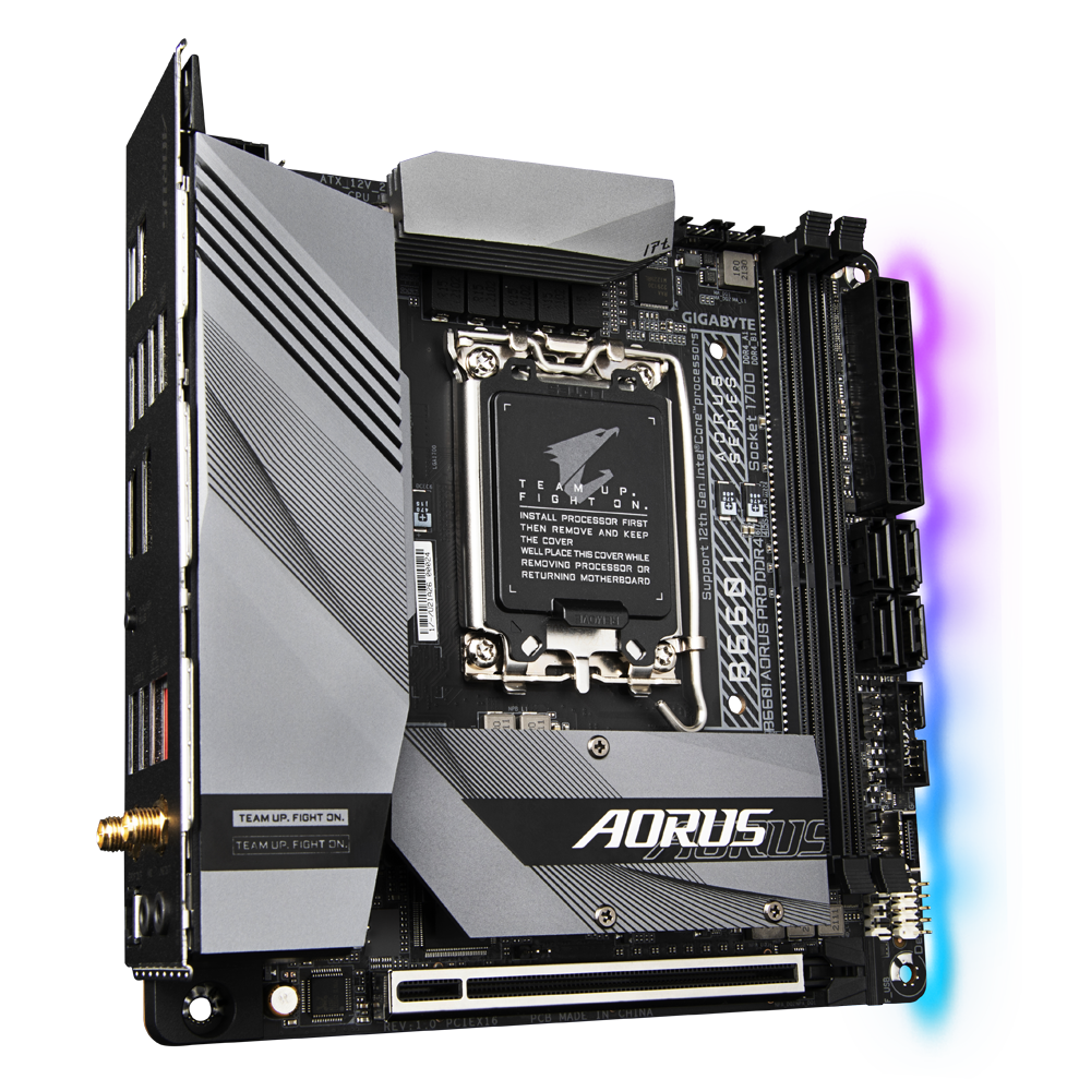 B660I AORUS PRO DDR4 (rev. 1.x) フォトギャラリー | マザーボード