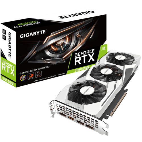 GeForce® RTX 2060 SUPER™ GAMING OC 3X WHITE 8G (rev. 2.0) - กราฟิกการ์ด