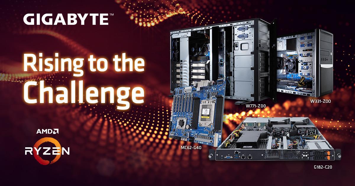 GIGABYTE เพิ่มกลุ่มผลิตภัณฑ์เวิร์คสเตชั่นสำหรับผลิตภัณฑ์ที่ใช้ AMD Ryzen™