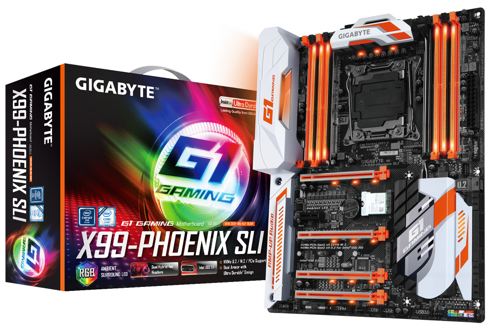 GA-X99-Phoenix SLI (rev. 1.0) 精彩圖集| 主機板- GIGABYTE 技嘉科技