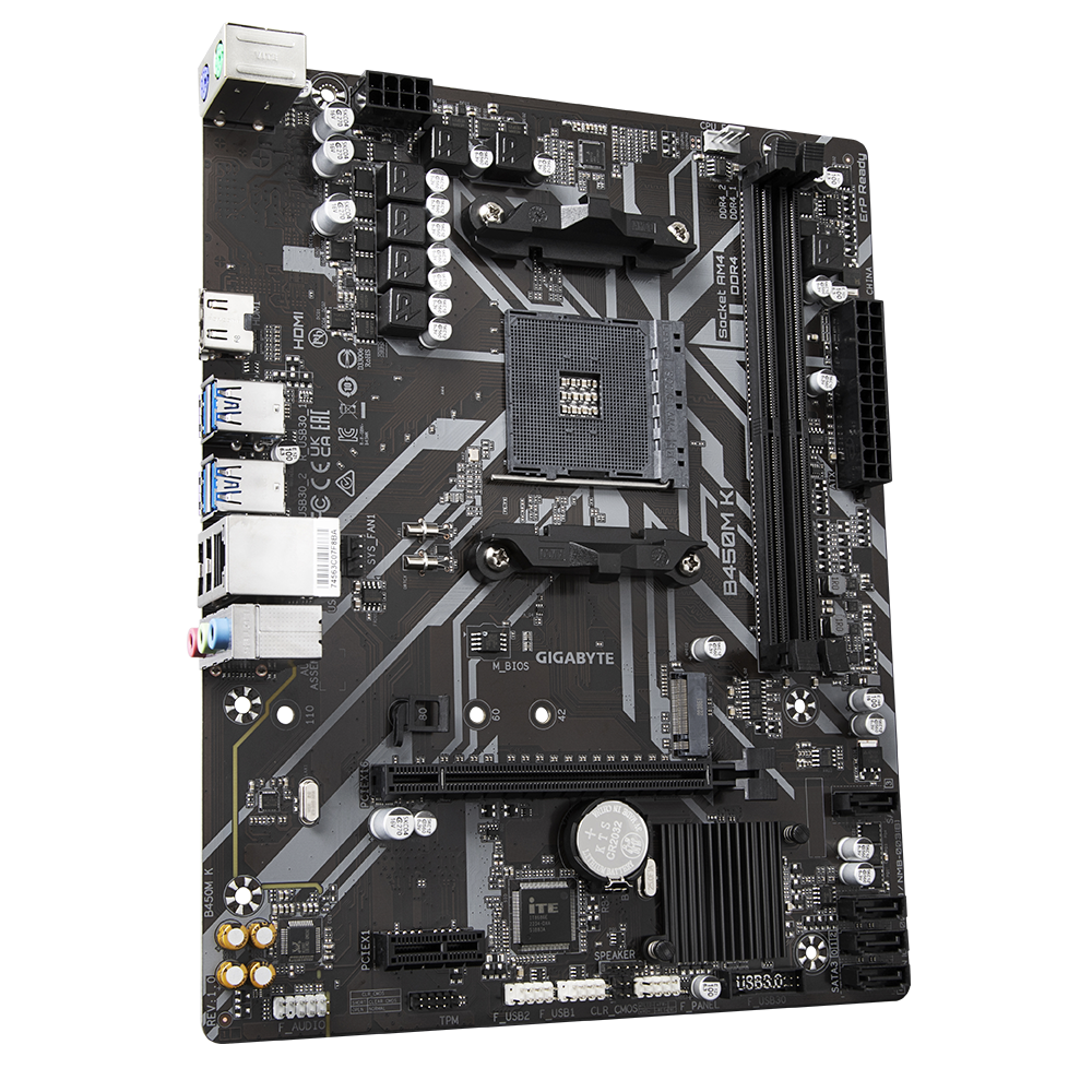 GIGABYTE B450M K Motherboard｜GIGABYTE