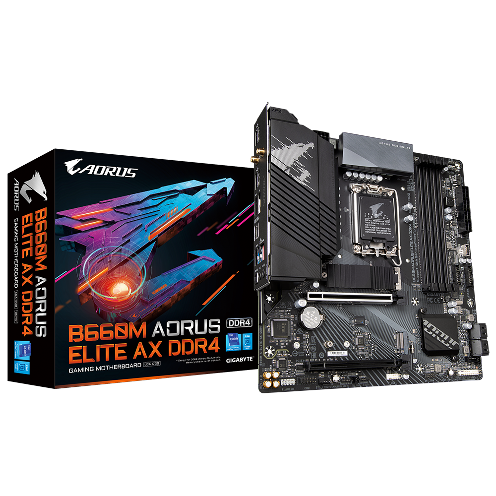 コリアグランドセール AX ELITE AORUS B660M DDR4 Features Key 1.x) (rev. PCパーツ
