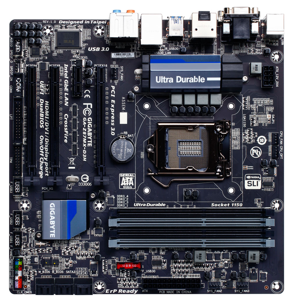 GA-Z87MX-D3H (rev. 1.x) Gallery | Motherboard - GIGABYTE Global