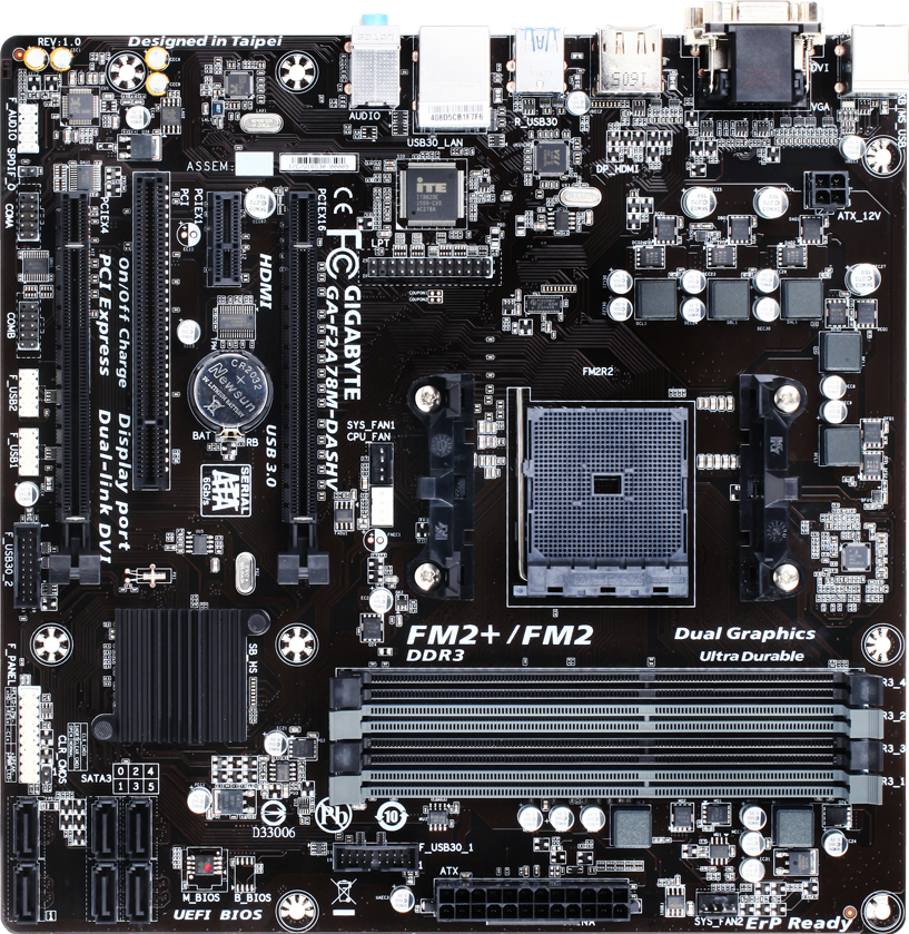 Carte Mère - GA-F2A78M-DASHV