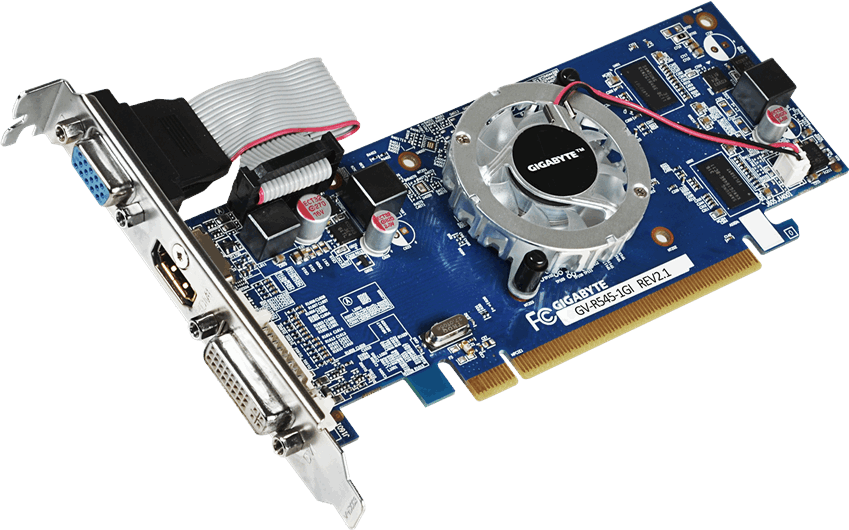 Grafična kartica Gigabyte GV-R465OC-1GI, 1GB RAM-a, normalno delujoča