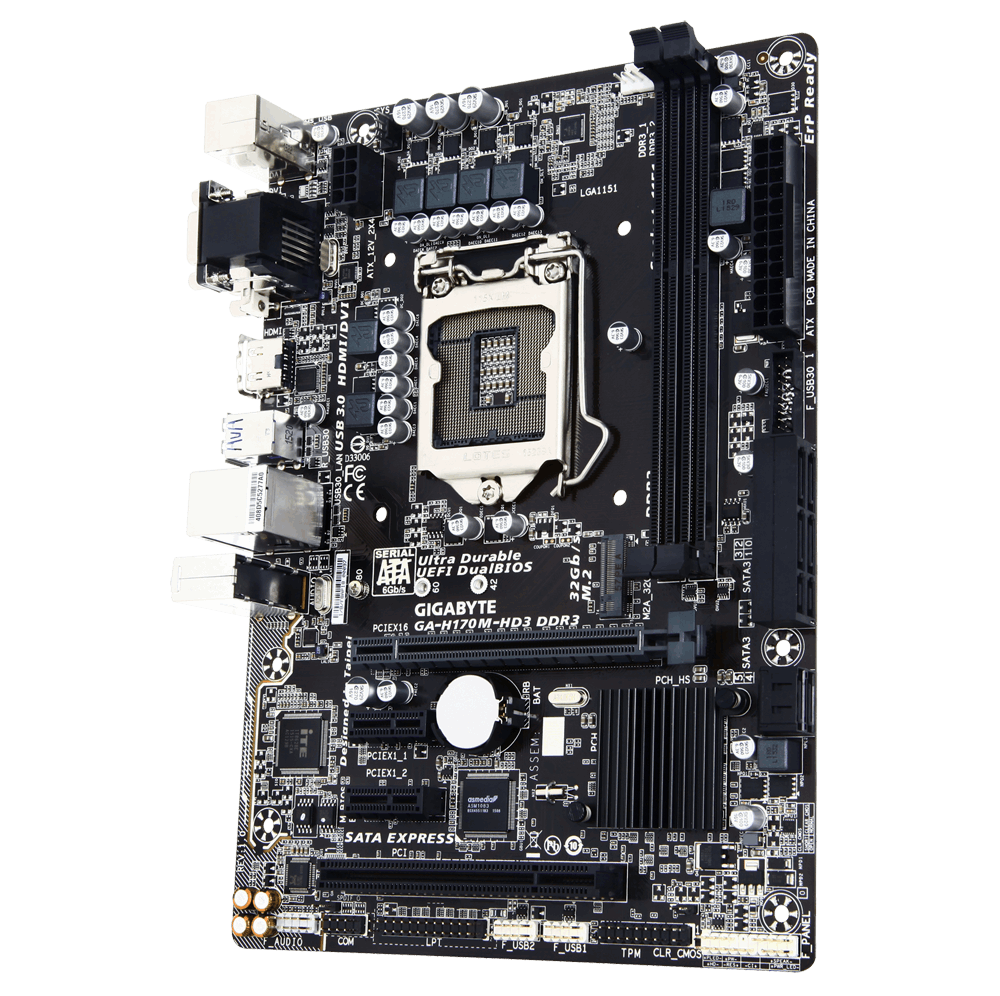 GA-H170M-HD3 DDR3｜AORUS - ギガバイト 日本